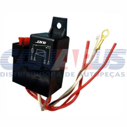 Rele Auxiliar Soquetado E Fusivel 40a