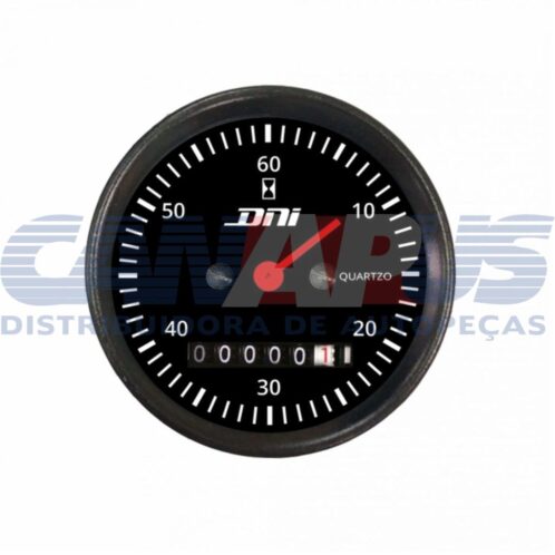 Horimetro - Bivolt Universal Todo Preto