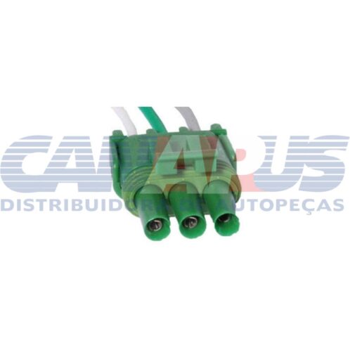 Chicote - Conector Eletrico 3 Vias Femea - Gm