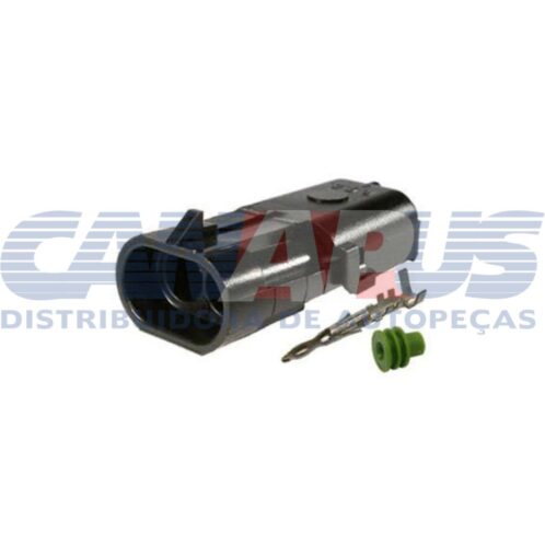 Kit Conector Reparo 2 Vias Macho Wp