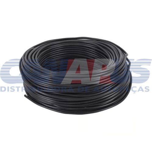 Cabo Auto 6,00 (08) C/ 100 Metros Preto