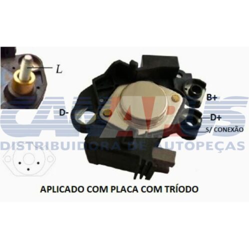 Regulador De Voltagem - Vectra / Corsa / Blazer / Astra