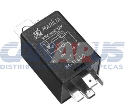 Rele Pisca 4 Terminais - Mbb C/ Suporte