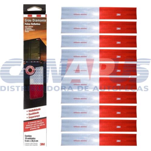 Faixa Refletiva 3m 5x30,5 LD / LE
