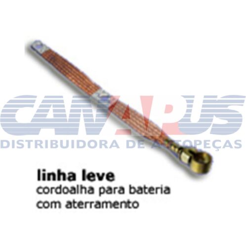 Cordoalha - 1 Terminal / 2 Ponteiras 40 Cm