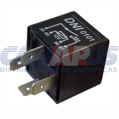 Rele Auxiliar 12v 40a Invertidos 4 Terminais – Gm / Vw