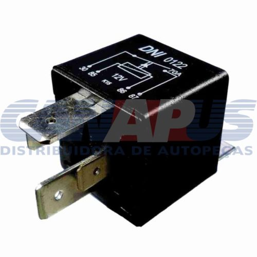 Rele Auxiliar – 12v 70a C/ Suporte Terminal Largo