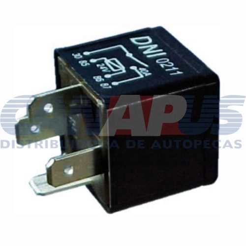 Rele Auxiliar – 24v S/ Suporte Universal 4 Terminais