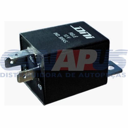 Rele Pisca Eletronico C/ Suporte 12v 3p