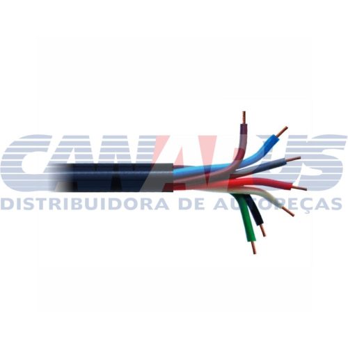 Cabo P/ Instalção Automotivo 7×1,00 Mm2 C/ 25 Metros