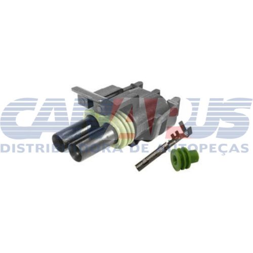 Kit Conector Eletrico – 2 Vias Femea