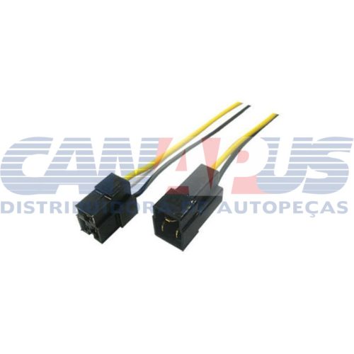 Chicote – 3 Vias Kit Completo Conector