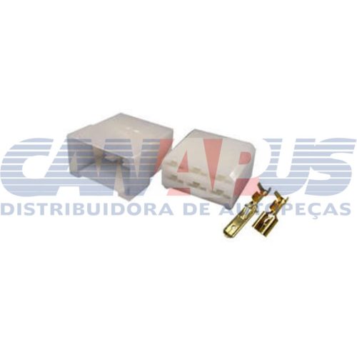 Conector – 6 Vias Kit Completo