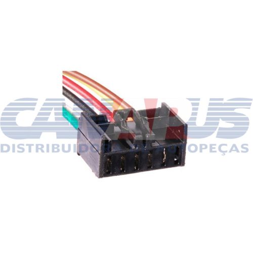 Chicote – Levantar Vidro Preto 6 Vias – Palio