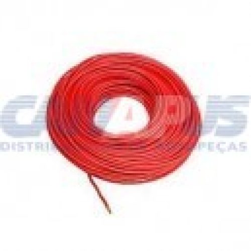 Cabo Auto 4,00 (10) C/ 100 Metros Vermelho