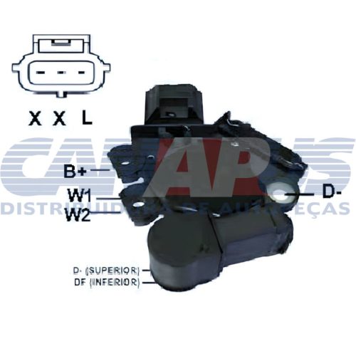 Regulador De Voltagem – Gm / Fiat / Fiesta / Eco / Cou