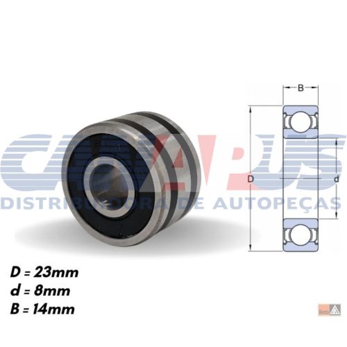Rolamento Alternadores – Honda / Toyota