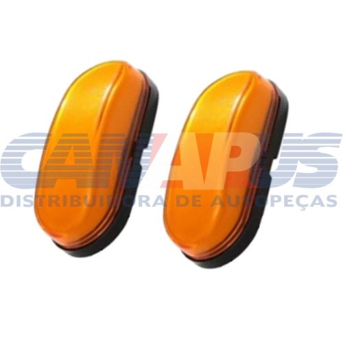 Lanterna lateral Mini Ambar 12/24v Led Par