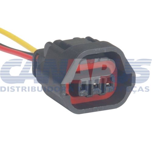 Chicote de 03 Vias Do  Sensor Rotacao Mitsubishi