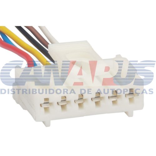 Chicote 06 Vias Lanterna Traseira Fiat