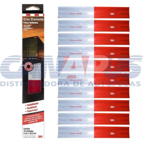 Faixa Refletiva 3m 5×30,5 LD / LE